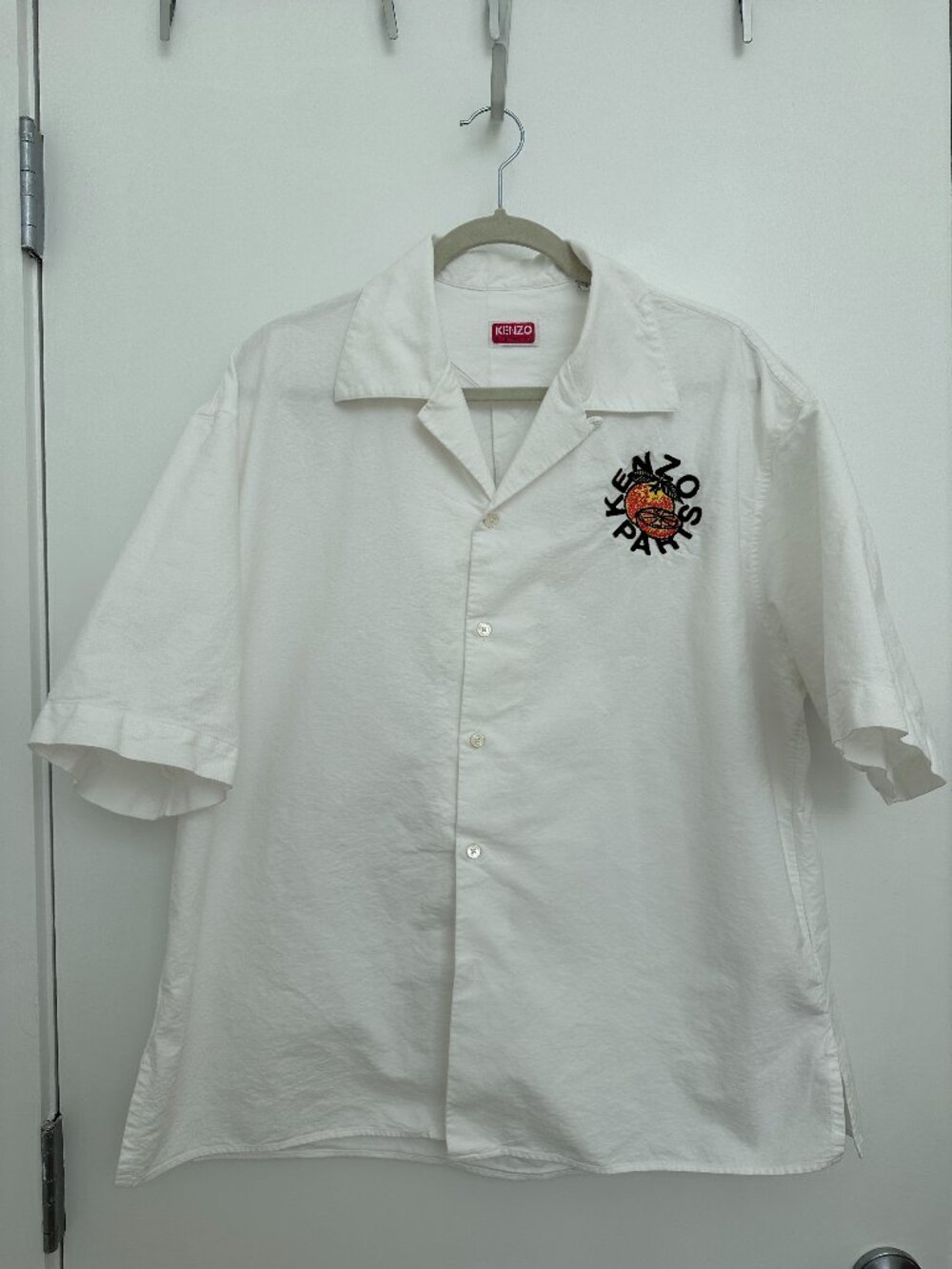 KENZO PARIS - OXFORD SHORT SLEEVE BUTTON DOWN